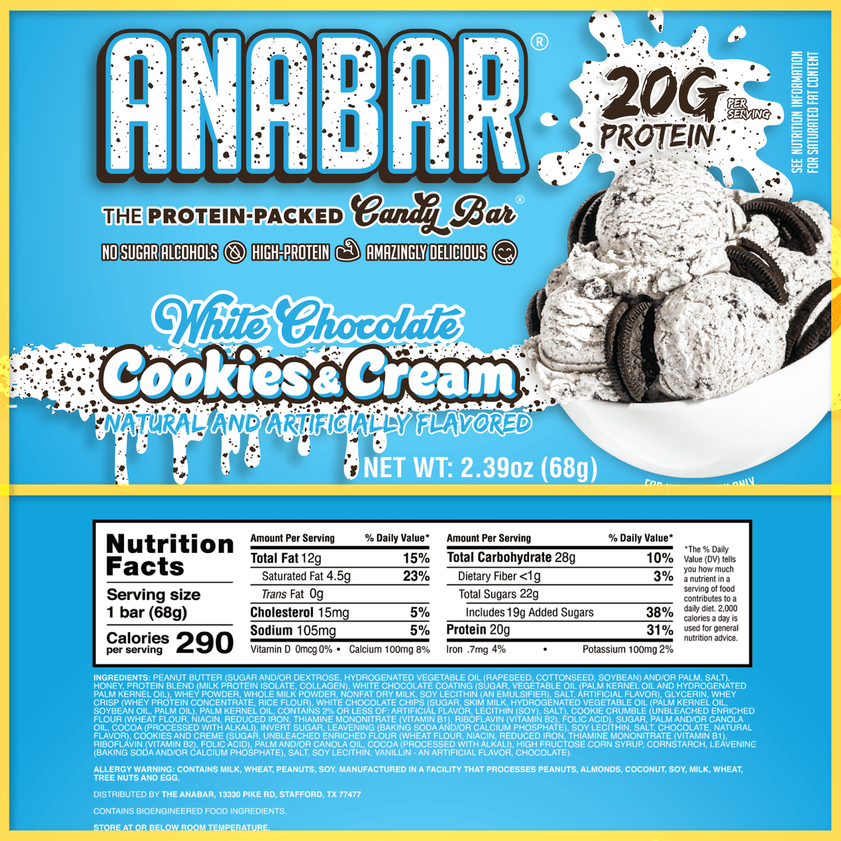 Anabar Whole Food Performance Bar - Nutrition Plus