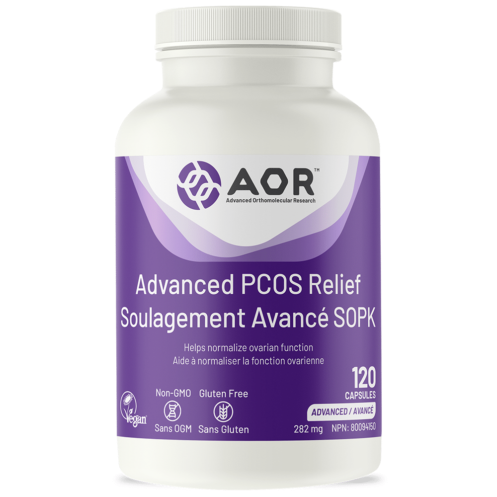AOR Advanced PCOS Relief 120 Veg Capsules - Nutrition Plus