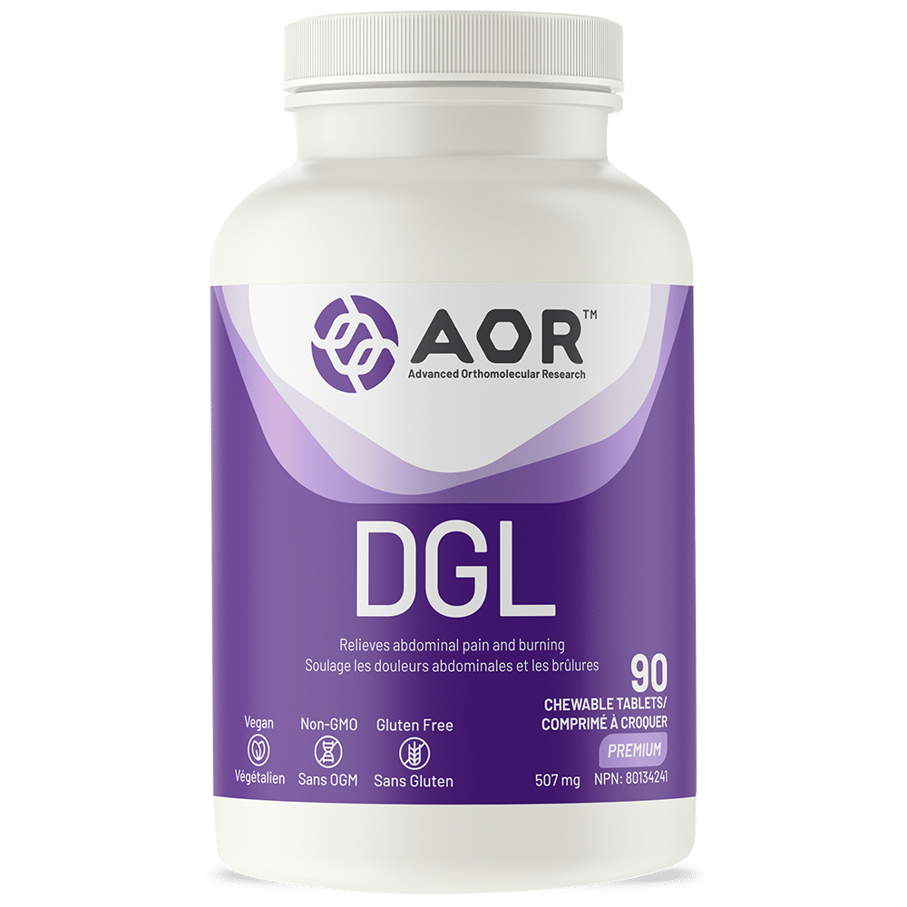 AOR DGL 90 Chewable Tablets - Nutrition Plus