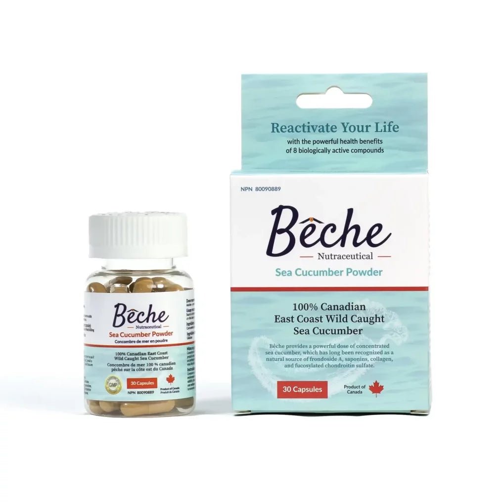 Bêche Sea Cucumber Powder Supplement 30 Capsules - Nutrition Plus
