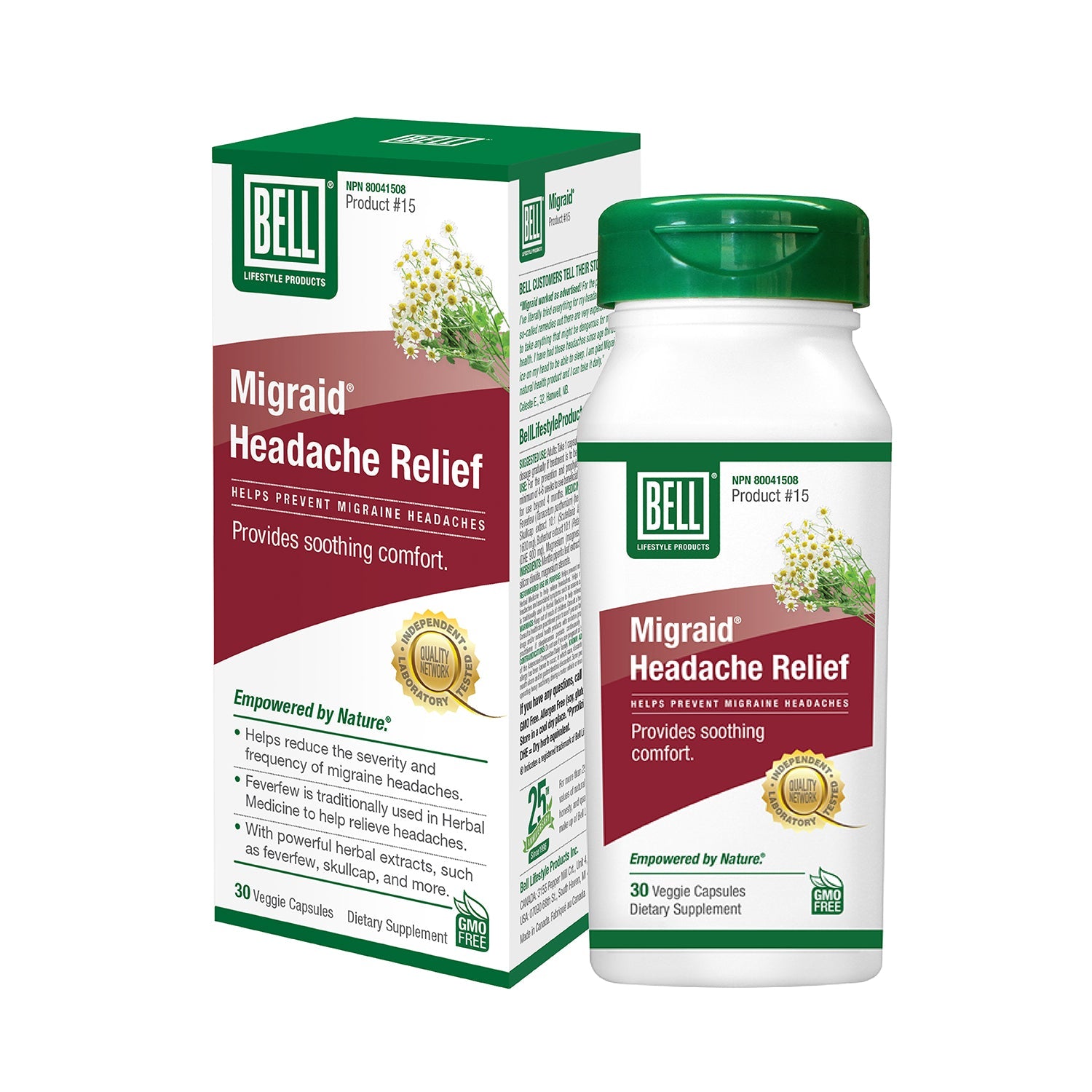 Bell Migraid® Headache Relief 30 Capsules - Nutrition Plus