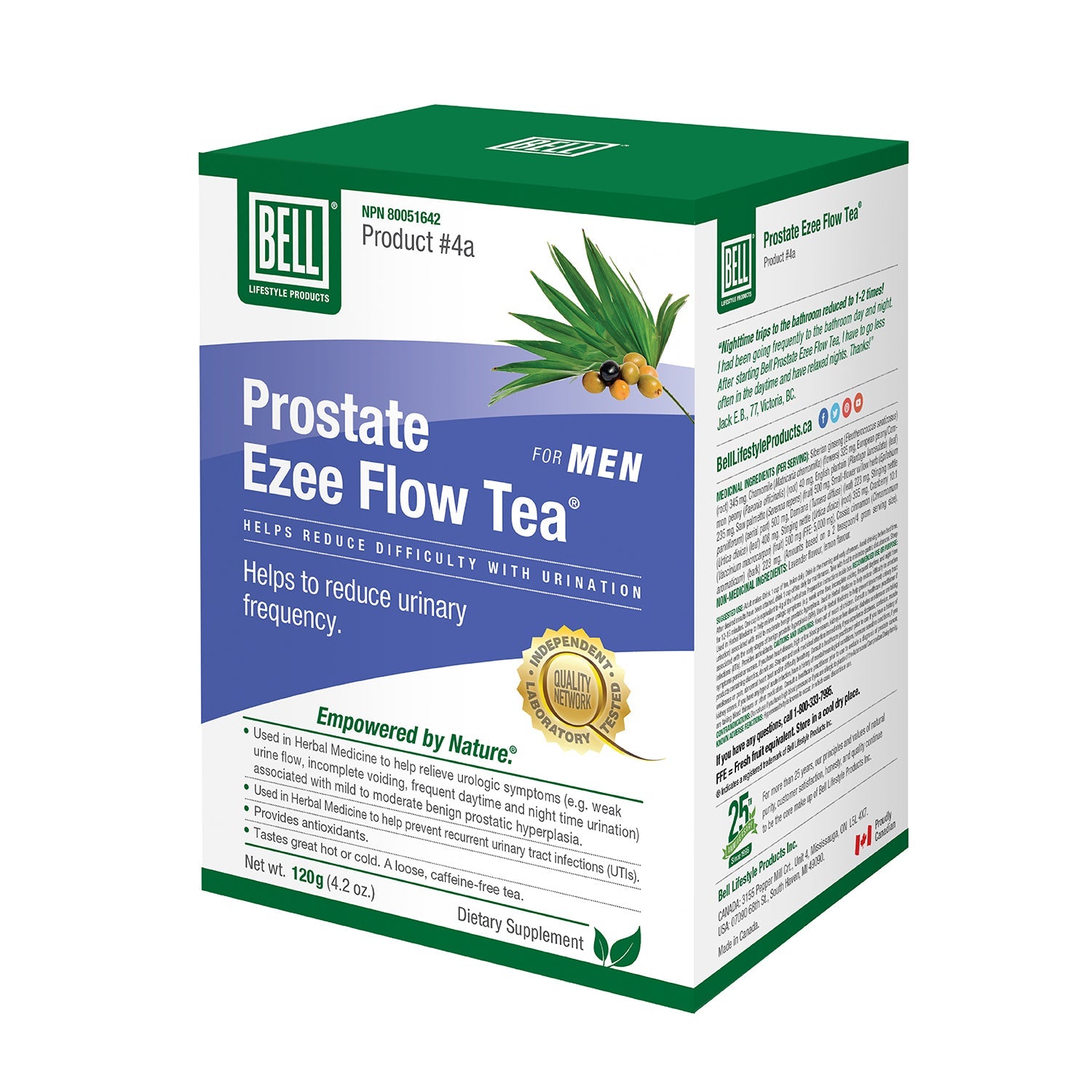 Bell Prostate Ezee Flow Tea 120 Grams Loose Tea - Nutrition Plus