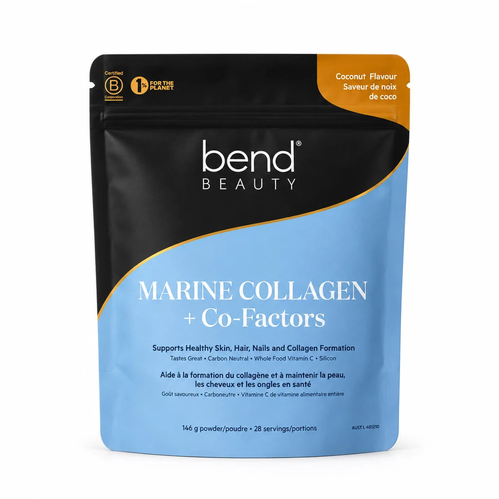 Bend Beauty Marine Collagen + Co - Factors 146 Grams, Coconut Flavour - Nutrition Plus