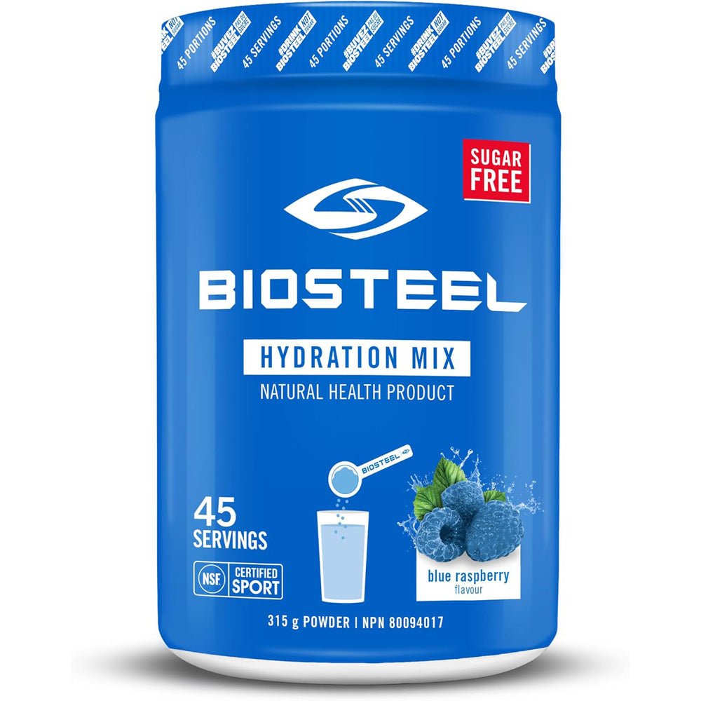 Biosteel Hydration Mix 315 Grams, Blue Raspberry flavour, 45 Servings - Nutrition Plus