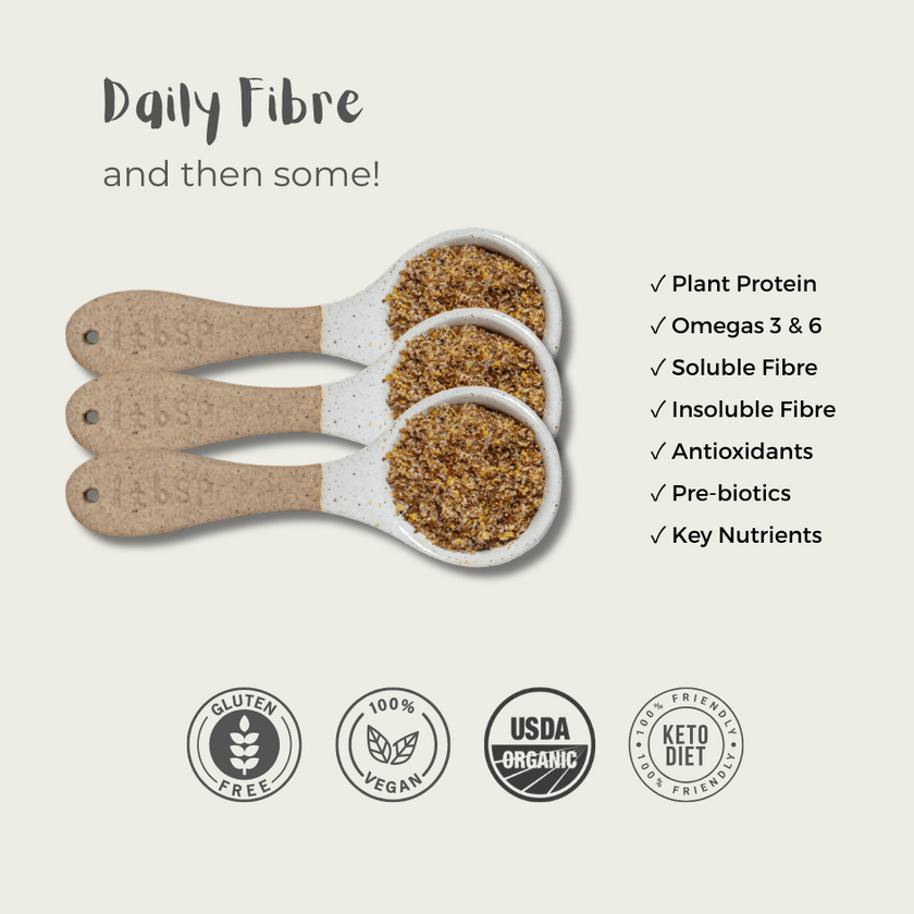 Brightside Organics Nutra Fibre 750 Grams | Daily Fibre Boost - Nutrition Plus