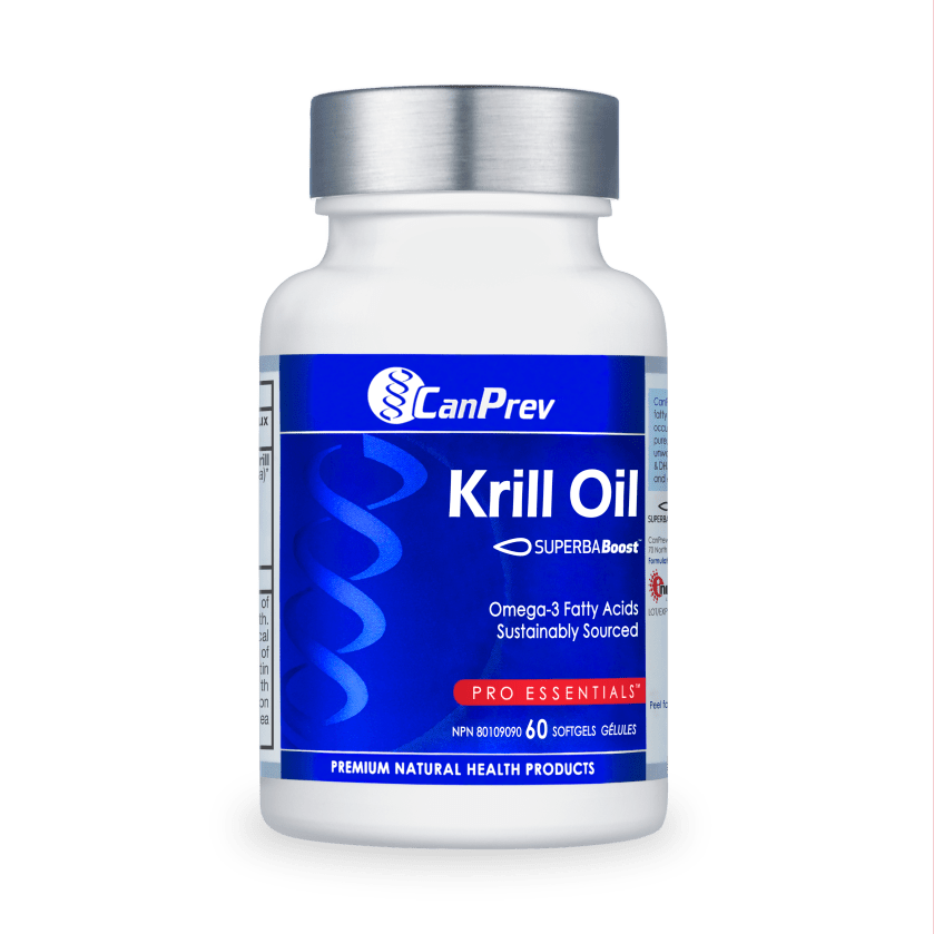 CanPrev Krill Oil 500mg 60 Softgels - Nutrition Plus