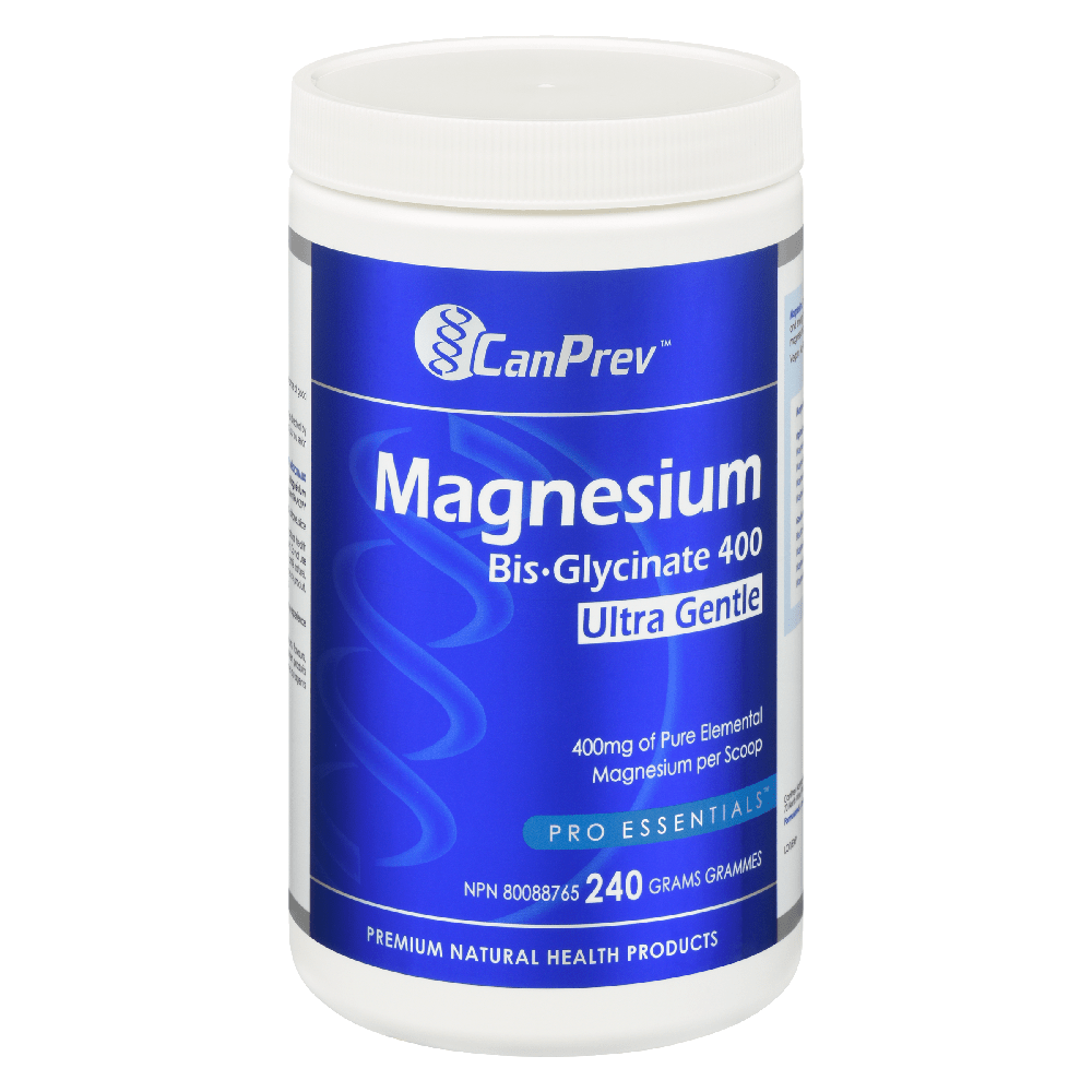 CanPrev Magnesium Bis - Glycinate 400 Powder - Nutrition Plus
