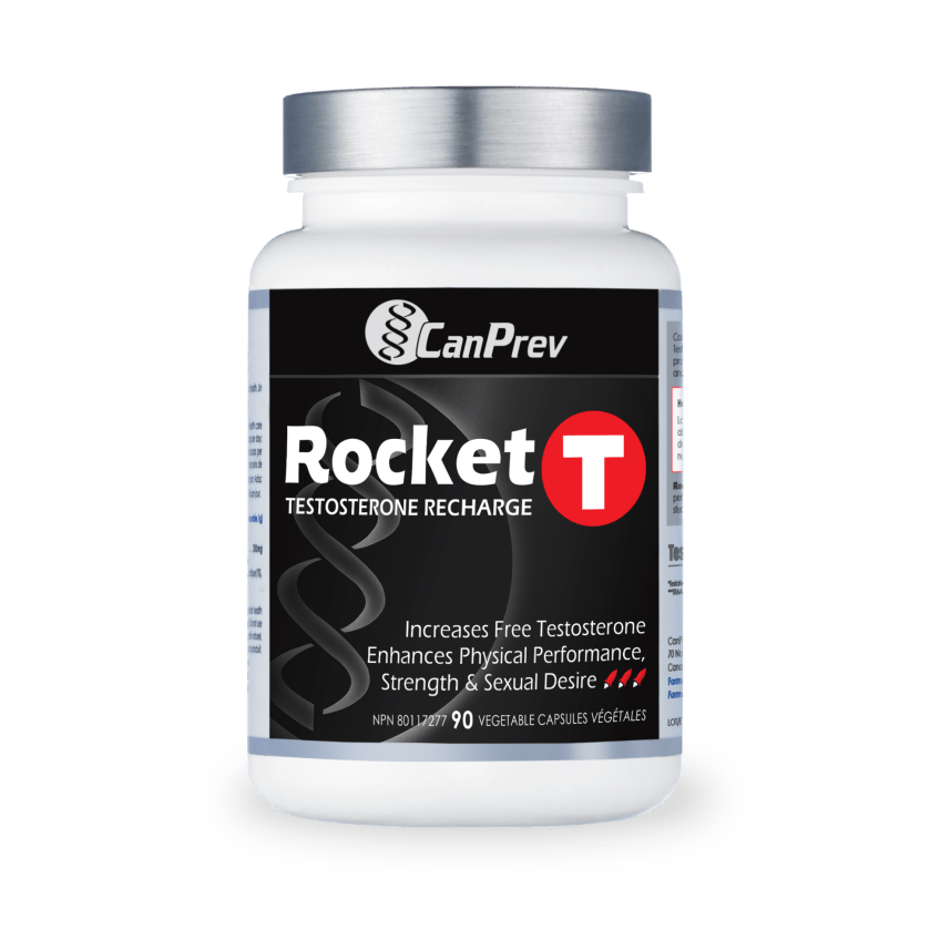 CanPrev Rocket T Testosterone Recharge 90 Veg Capsules - Nutrition Plus