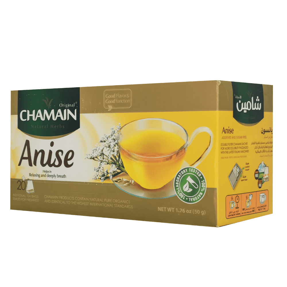 Chamain Anise Tea 20 Tea Bags - Nutrition Plus