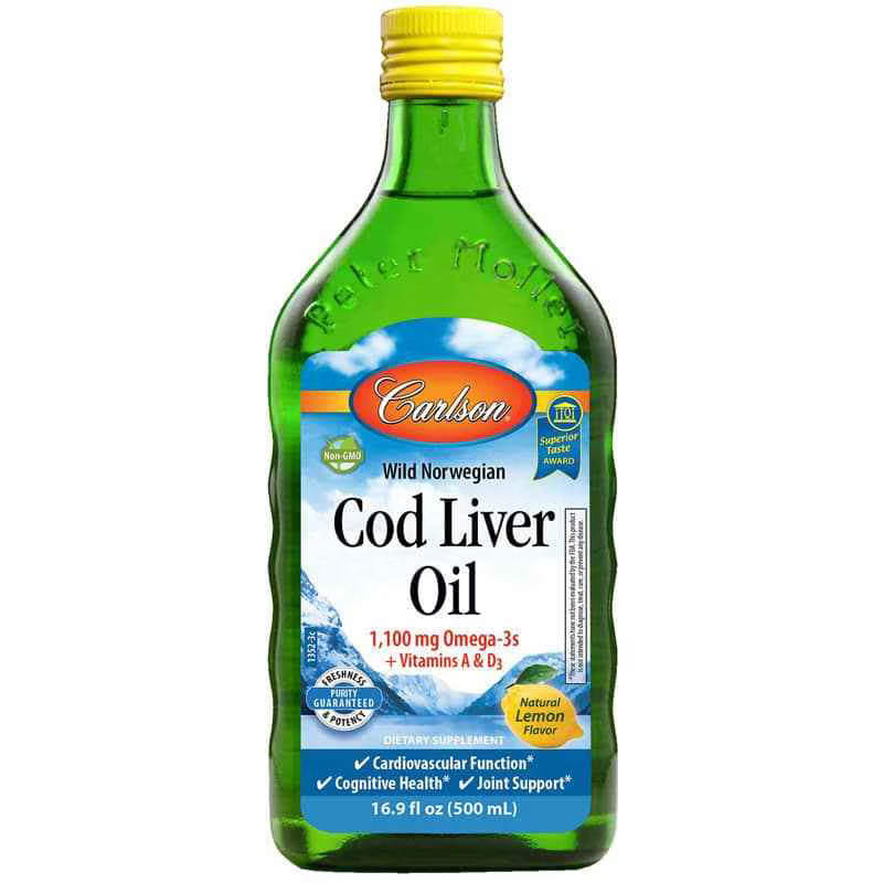 Carlson Norwegian Cod Liver Oil Liquid