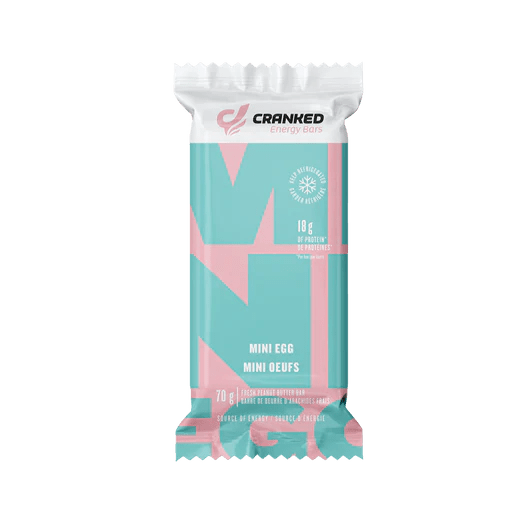 Cranked Energy Fresh Protein Bar Mini Egg 70 Grams - Nutrition Plus
