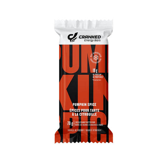Cranked Energy Fresh Protein Bar Pumpkin Spice - Nutrition Plus