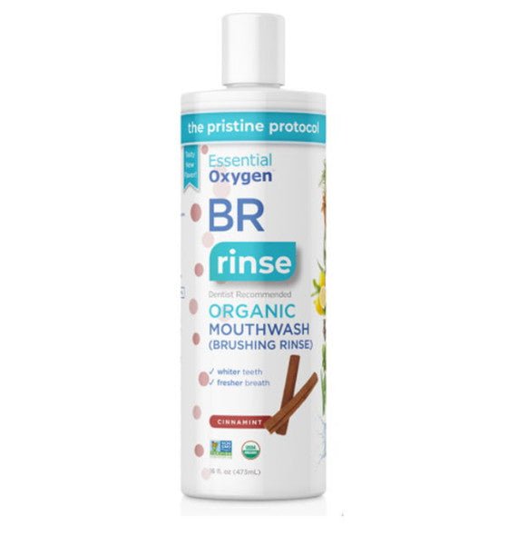 Essential Oxygen BR Organic Mouthwash + Brushing Rinse 473mL - Nutrition Plus