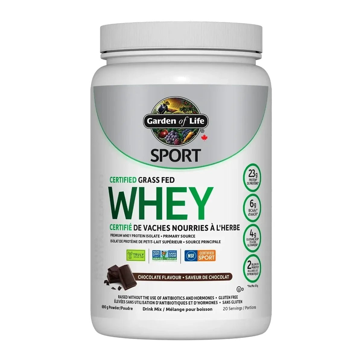Garden Of Life Grass-Fed Sport Whey Protein - Nutrition Plus