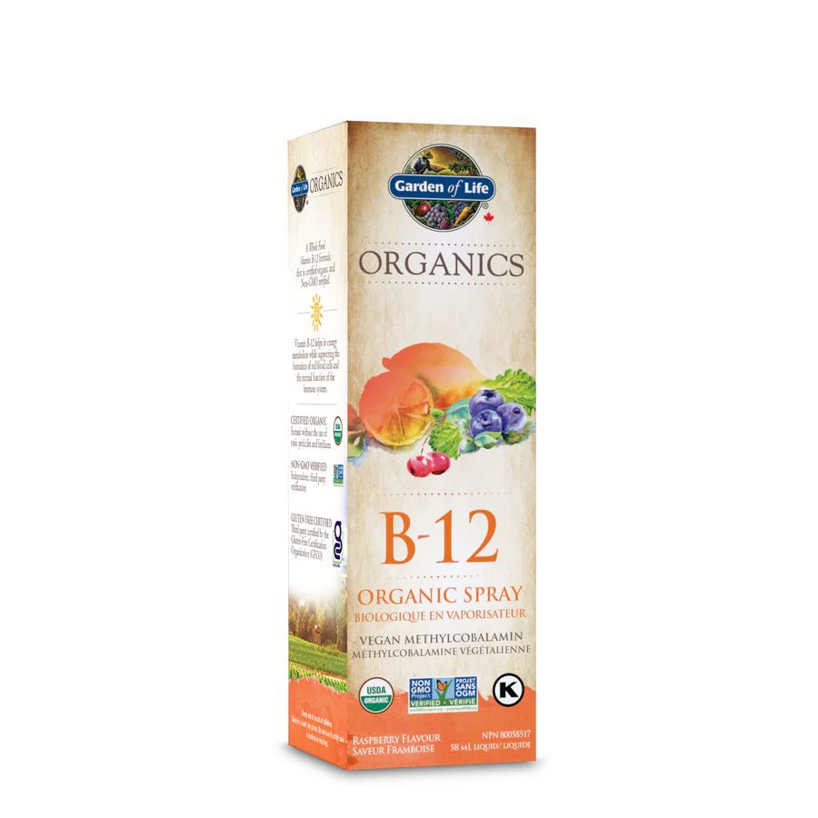 Garden Of Life Organics B - 12 58mL Spray - Nutrition Plus