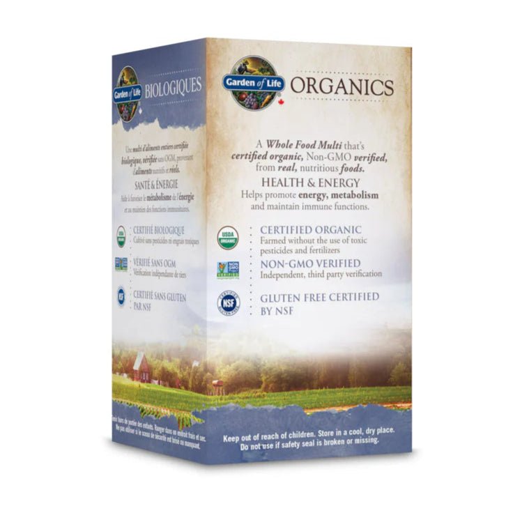 Garden Of Life Organics Men’s Once Daily 30 Vegan Tablets - Nutrition Plus