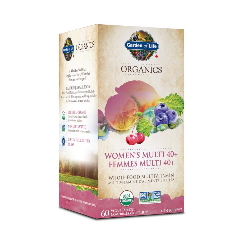 Garden Of Life Women's 40+ Multivitamins 60 Vegan Tablets - Nutrition Plus