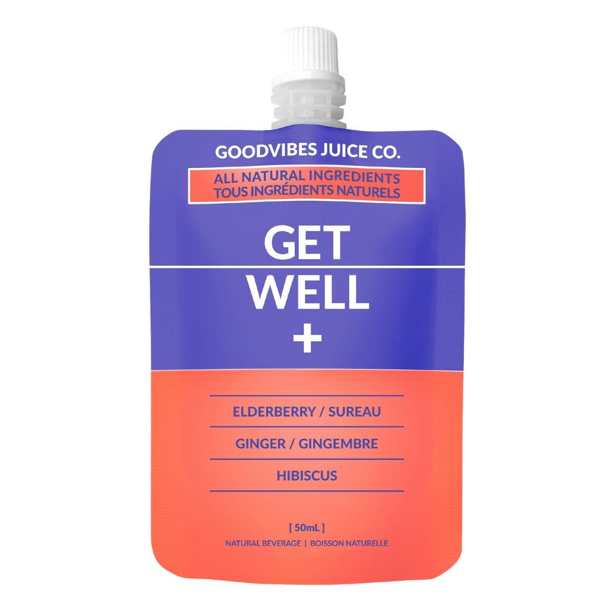 GoodVibes Juice Co. Get Well Shot 50 mL - Nutrition Plus