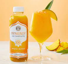 GT's Synergy Raw Kombucha 480mL, Mystic Mango - Nutrition Plus