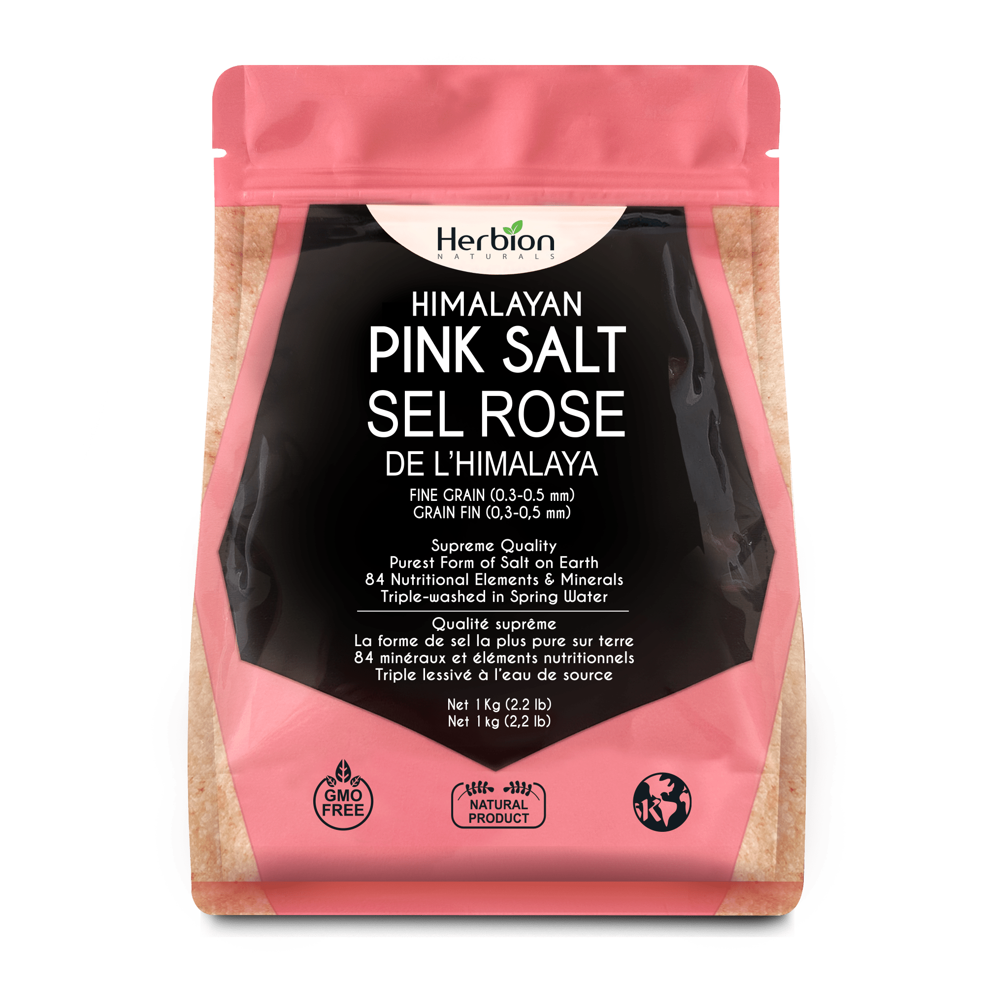 Herbion Himalayan Pink Salt 1 Kg - Nutrition Plus