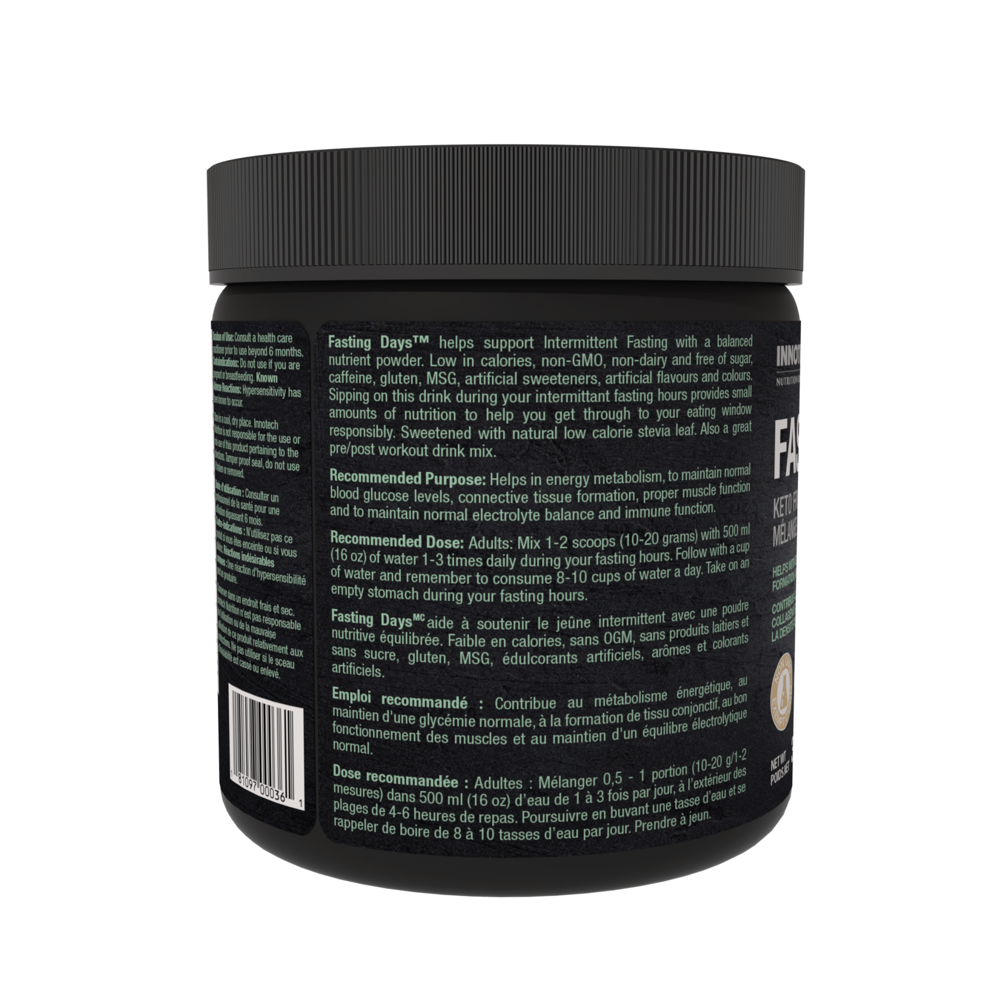 Innotech Nutrition Fasting Days 360 Grams Powder, Intermittent Fasting - Nutrition Plus