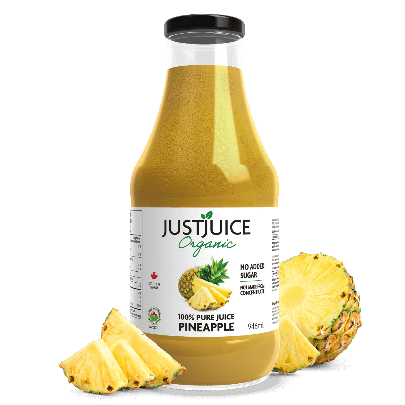 Just Juice Organic Pineapple Juice 976mL - Nutrition Plus