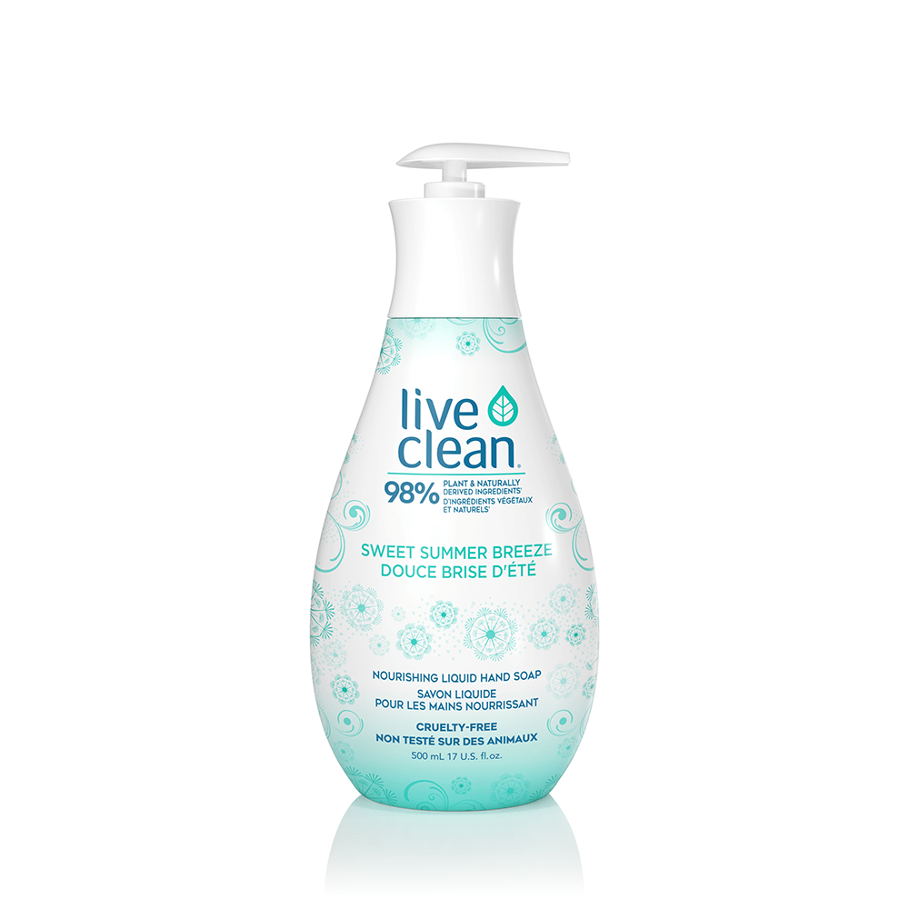 Live Clean Moisturizing Hand Soap, Sweet Summer Breeze, 500mL - Nutrition Plus