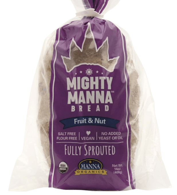 Manna Organics Fruit & Nut Bread 400 Grams - Nutrition Plus