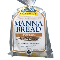 Manna Organics Whole Rye Bread 400 Grams - Nutrition Plus