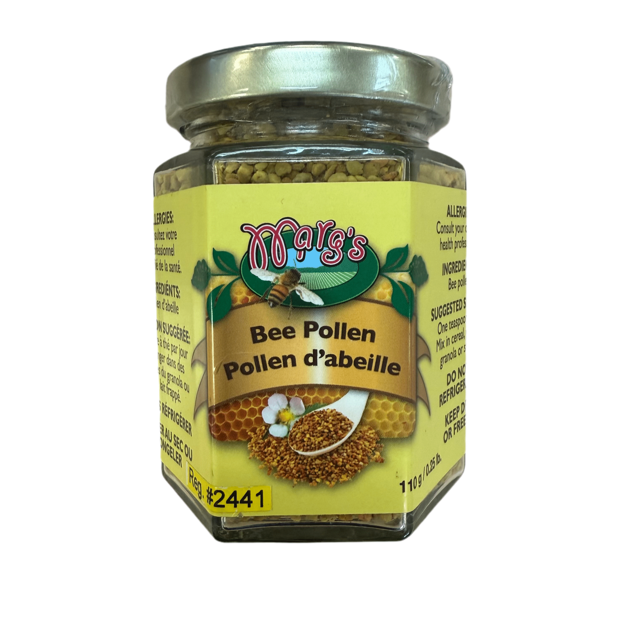 Marg's Organics Bee Pollen 110 Grams - Nutrition Plus