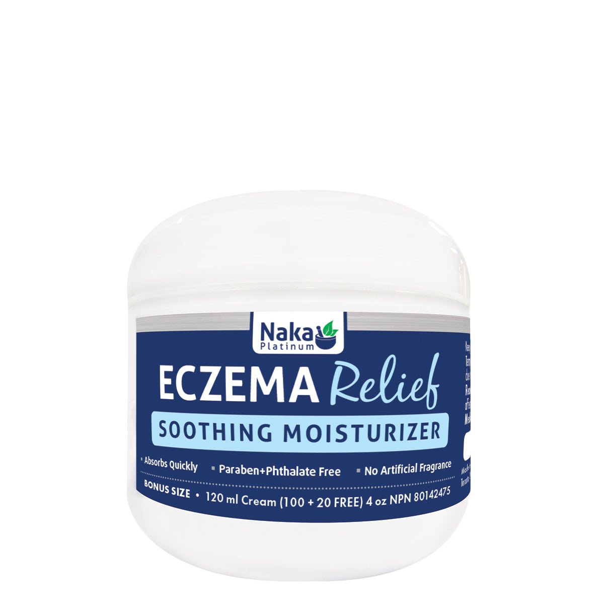 Naka Eczema Relief Cream - 120mL - Nutrition Plus
