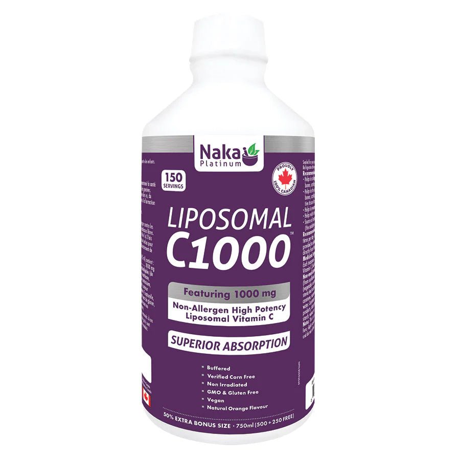 Naka Liposomal Vitamin C 1,000mg Liquid - Nutrition Plus