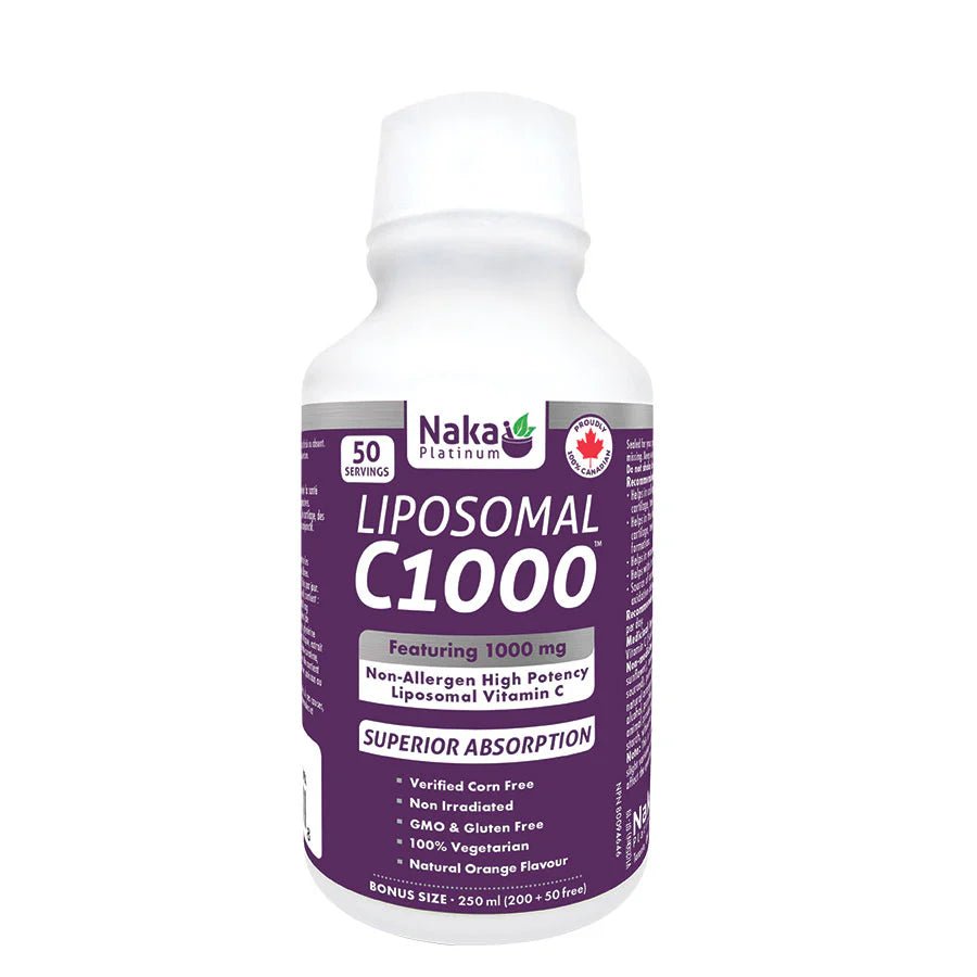 Naka Liposomal Vitamin C 1,000mg Liquid - Nutrition Plus