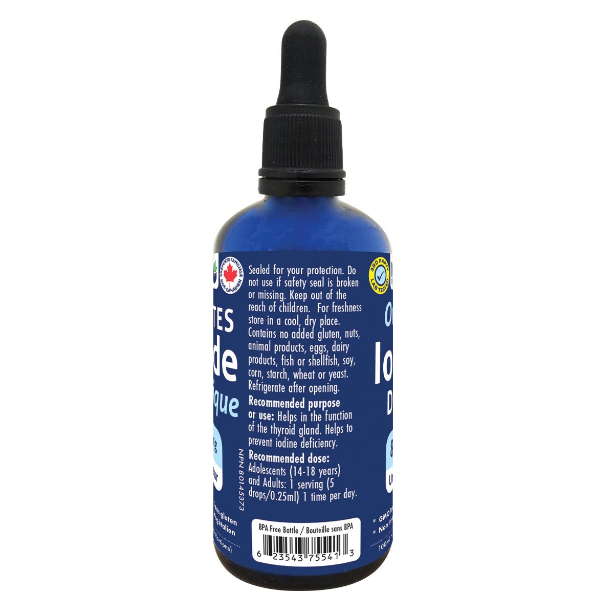 Naka Organic Iodine Drops 100mL - Nutrition Plus
