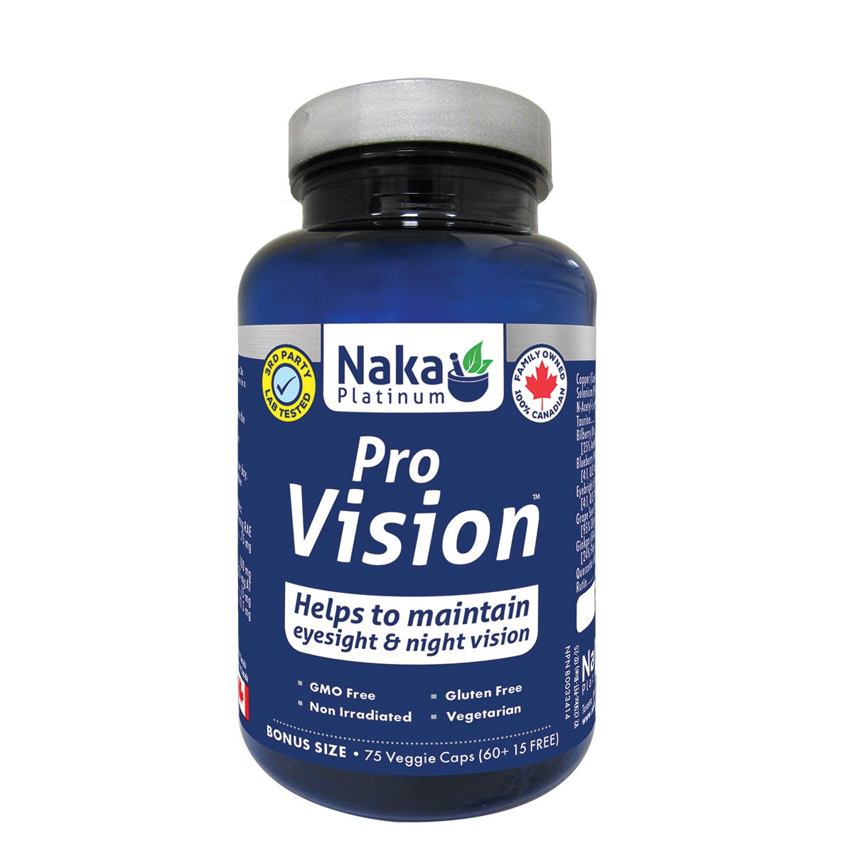 Naka Pro Vision 75 Veg Capsules - Nutrition Plus