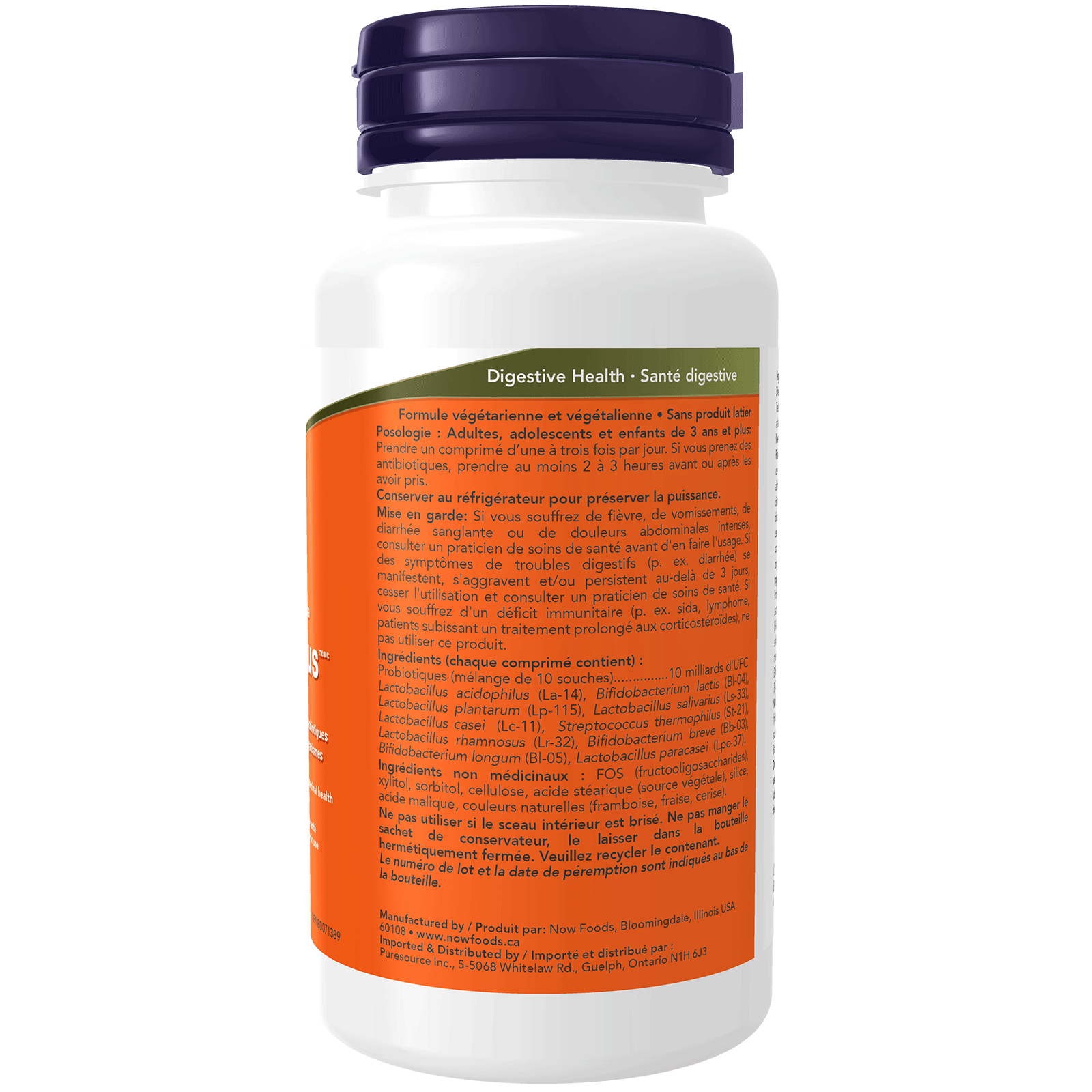 Now BerryDophilus Extra Strength 50 Tablets - Nutrition Plus