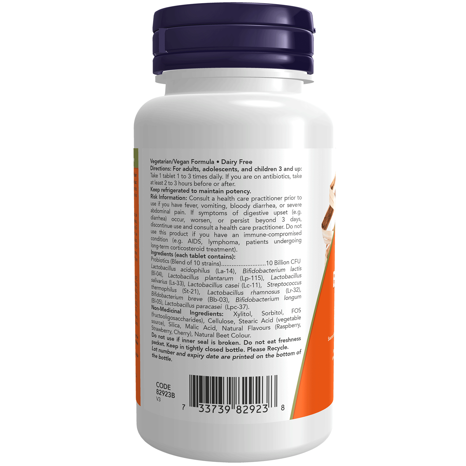 Now BerryDophilus Extra Strength 50 Tablets - Nutrition Plus