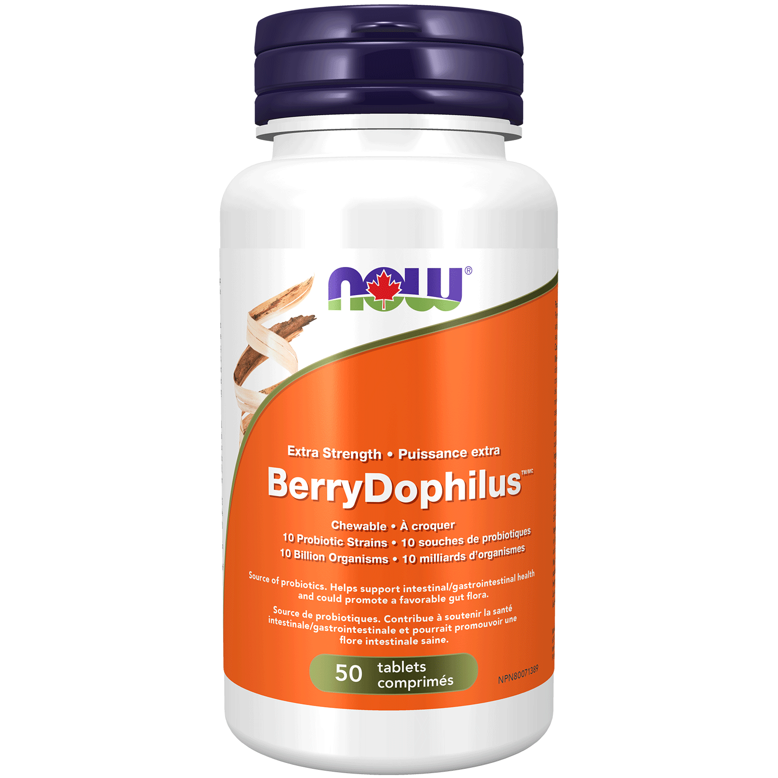 Now BerryDophilus Extra Strength 50 Tablets - Nutrition Plus