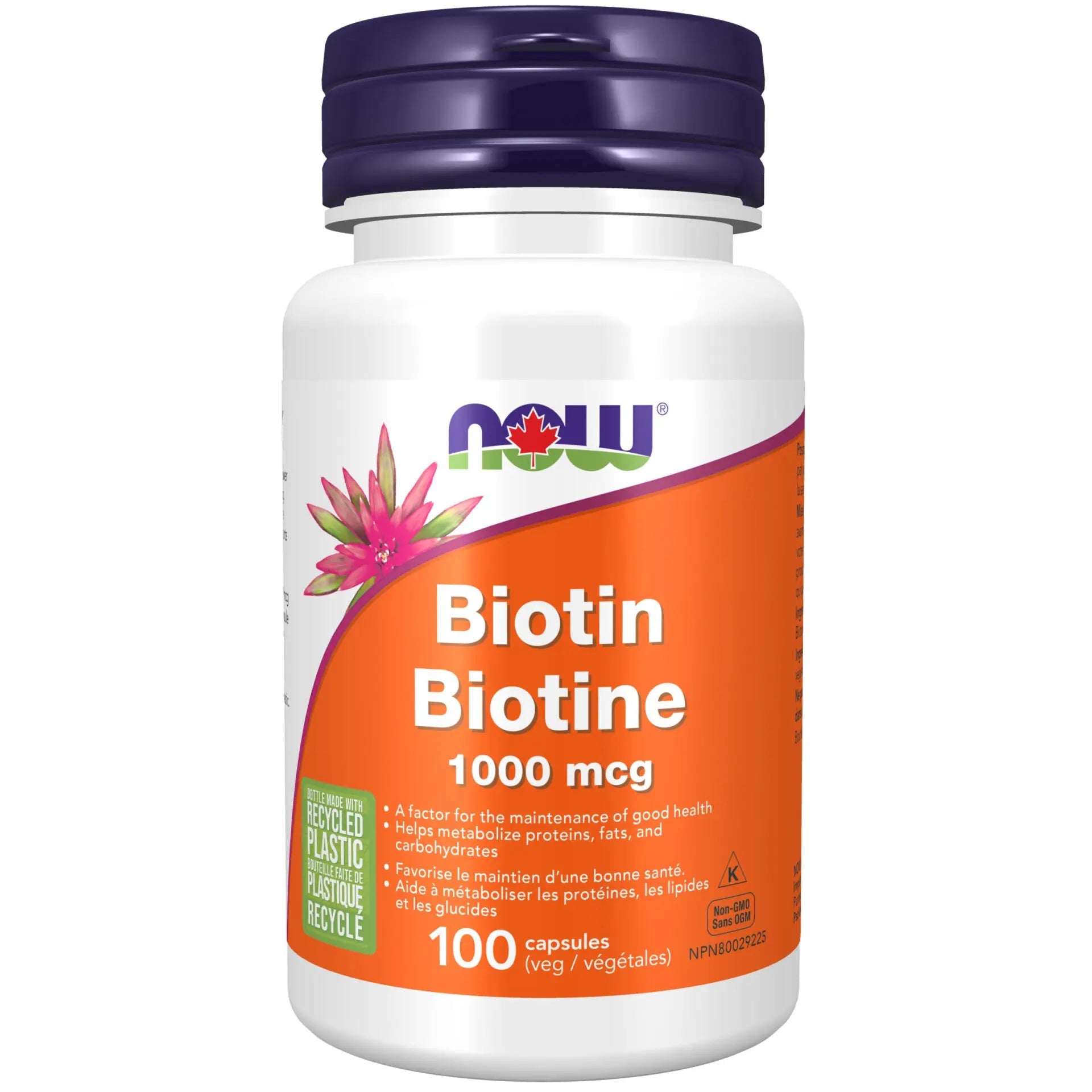 Now Biotin 1,000mcg 100 Capsules - Nutrition Plus