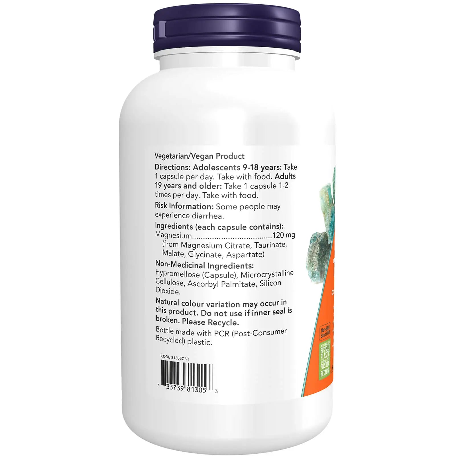 Now Magnesium Transporters 180 Capsules - Nutrition Plus