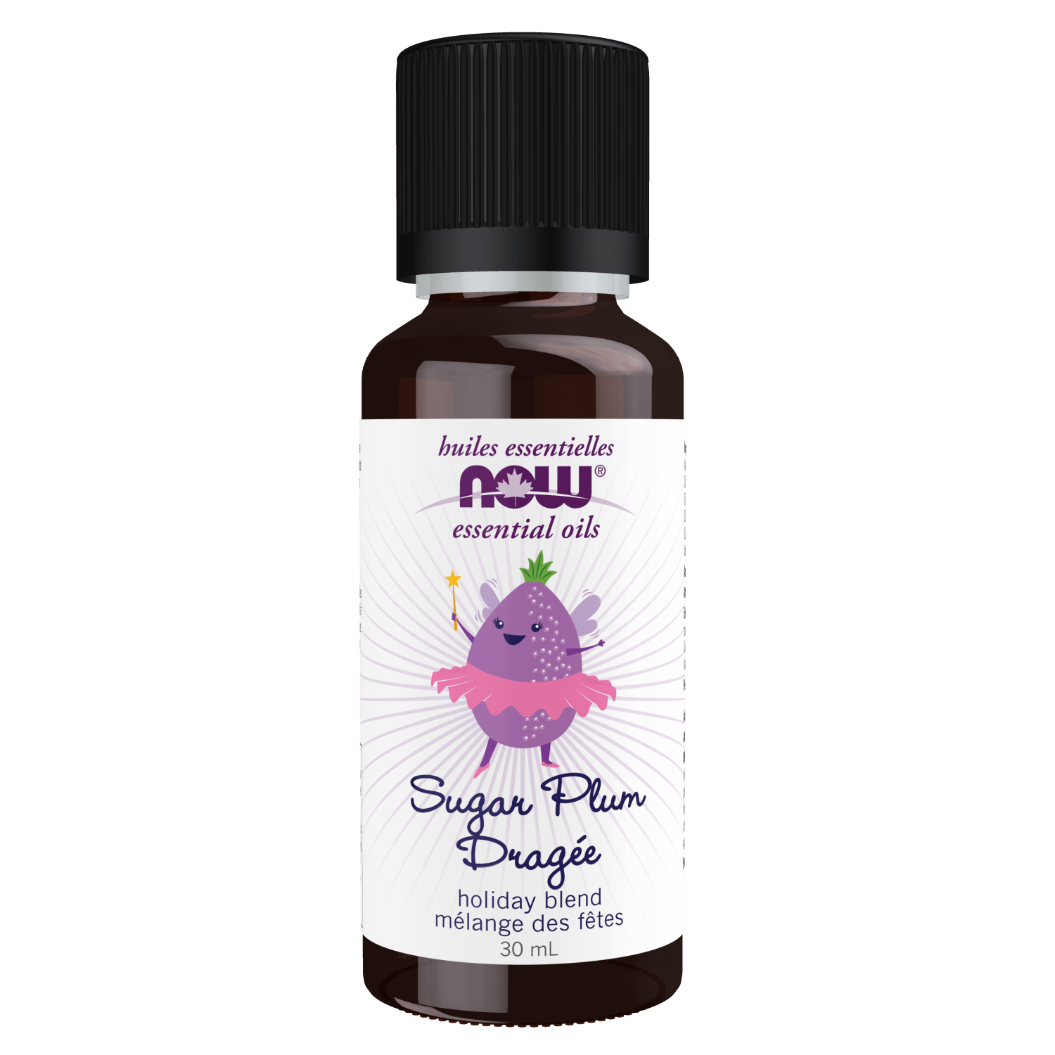 Now Sugar Plum Essential Oil Blend 30mL - Nutrition Plus