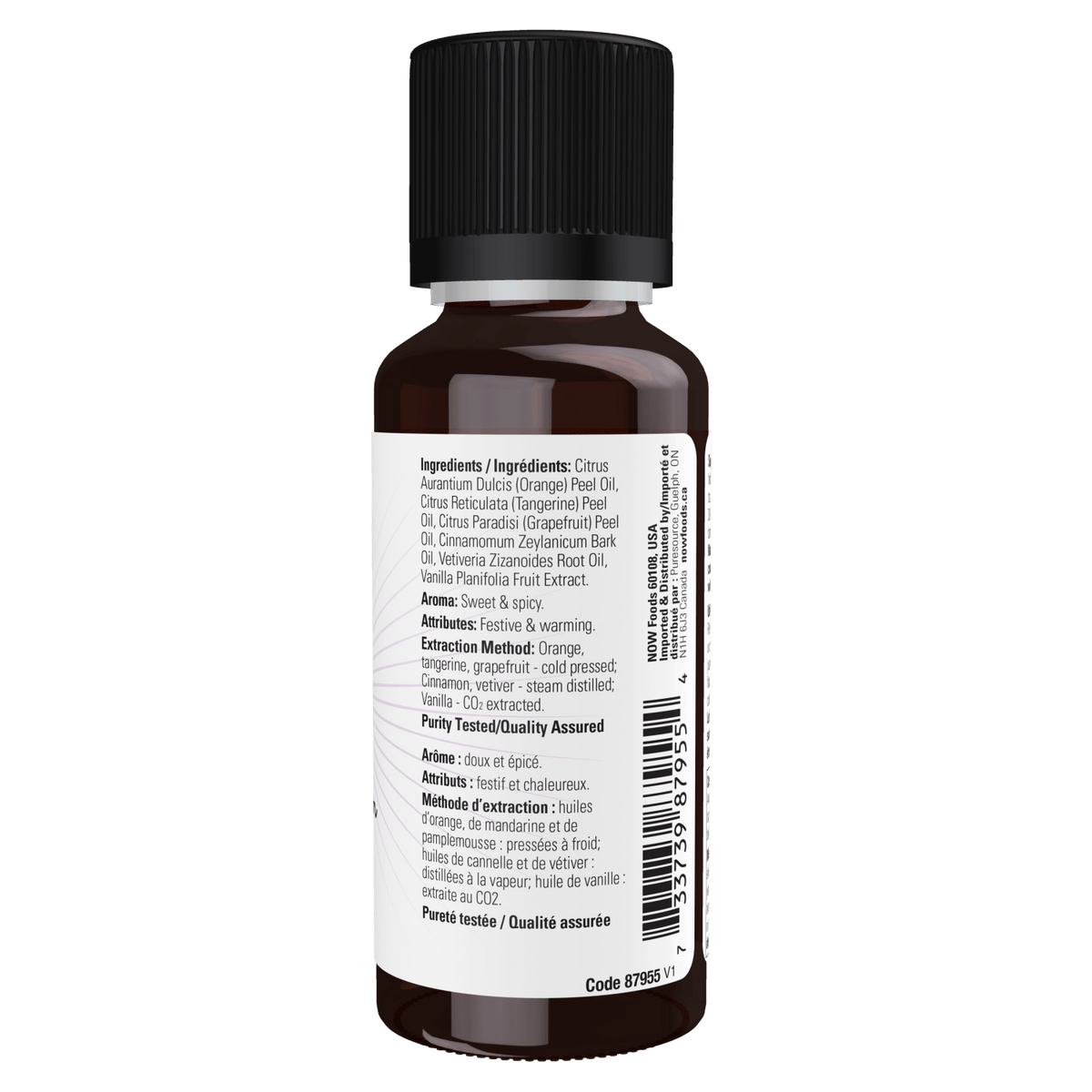 Now Sugar Plum Essential Oil Blend 30mL - Nutrition Plus