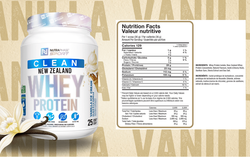 Nutraphase Sport New Zealand Whey Protein 907 Grams, 25 Servings - Nutrition Plus