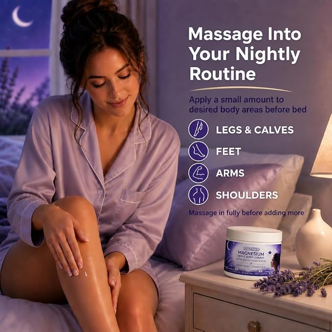 Nutravite Magnesium Night Cream 120 Grams - Nutrition Plus