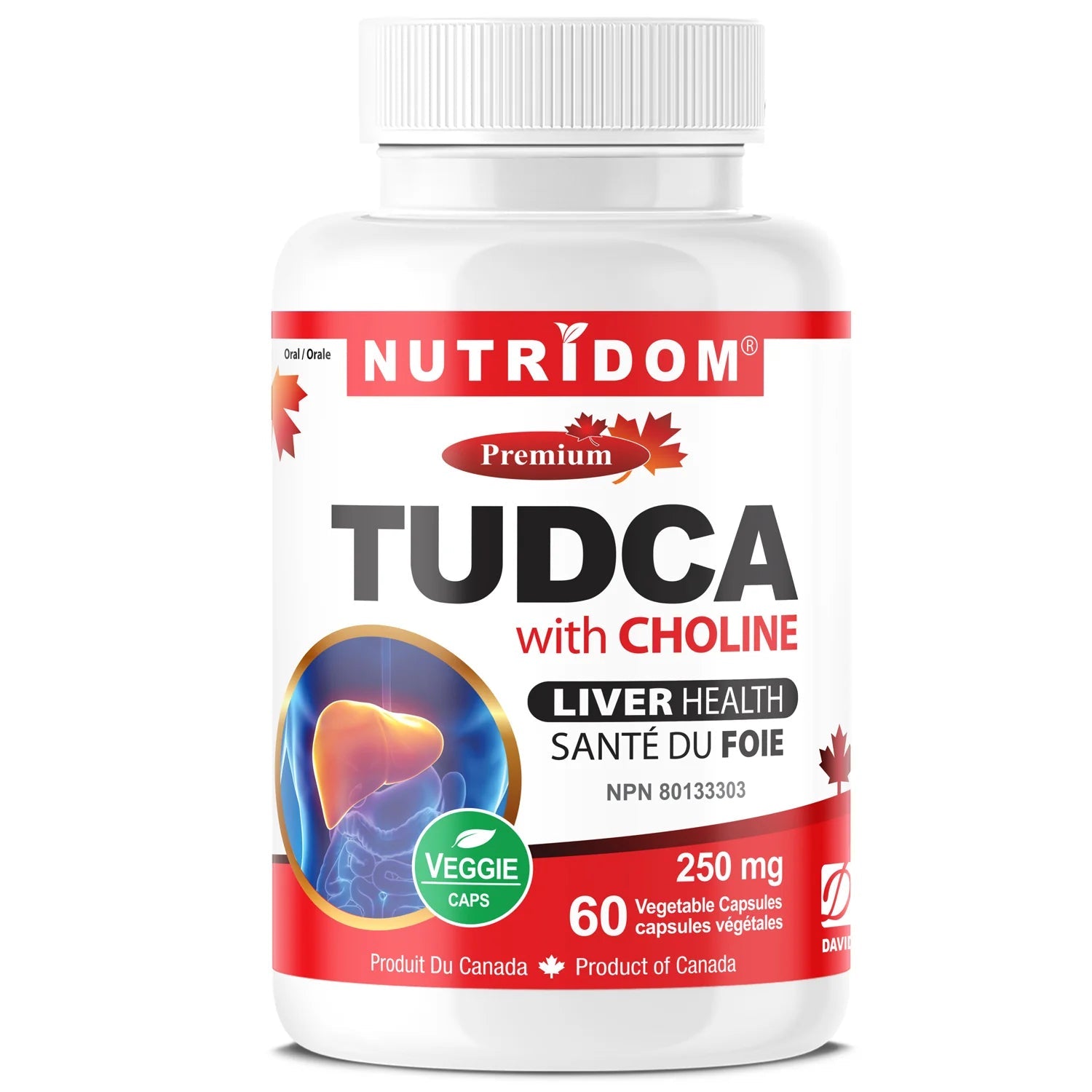 Nutridom TUDCA 60 Veg Capsules - Nutrition Plus