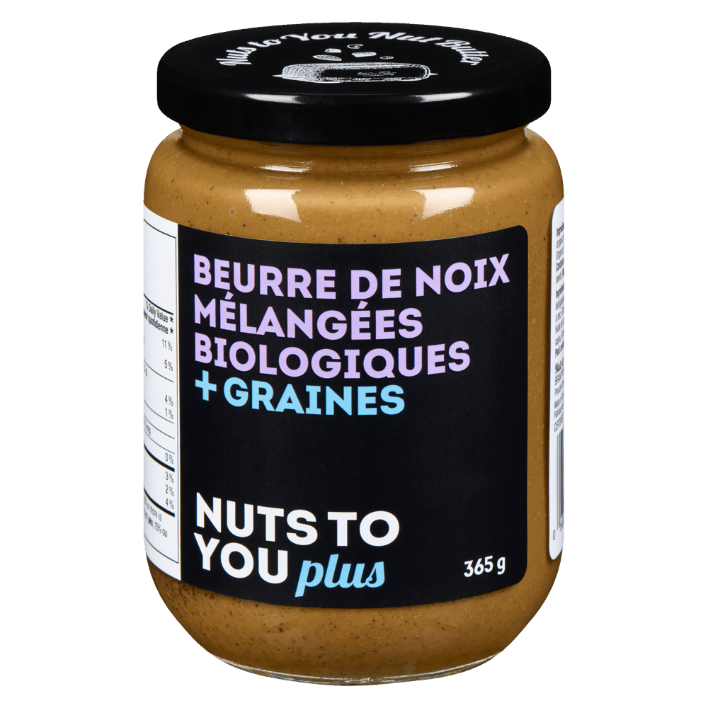 Nuts to You Smooth Mixed Nut Butter 365 Grams - Nutrition Plus