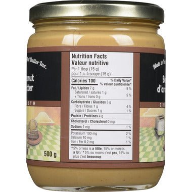 Nuts to You Smooth Peanut Butter 500 Grams - Nutrition Plus