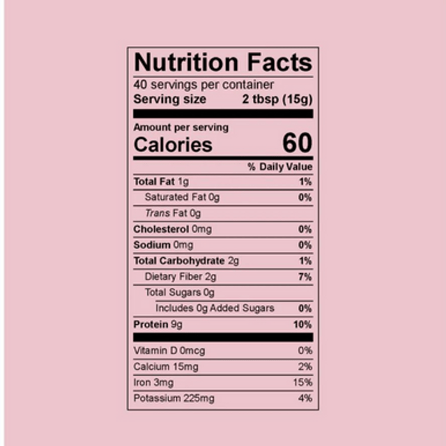 Omega Nutrition Plant - Based Protein Powder 600 Grams - Nutrition Plus