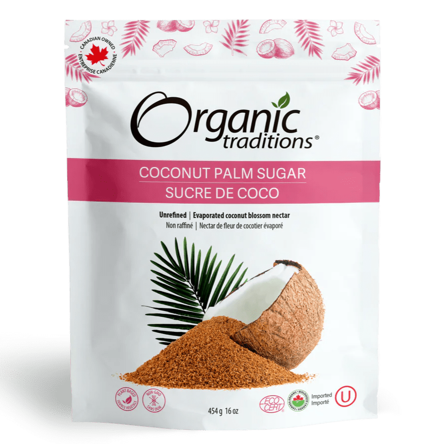 Organic Traditions Coconut Palm Sugar - Nutrition Plus