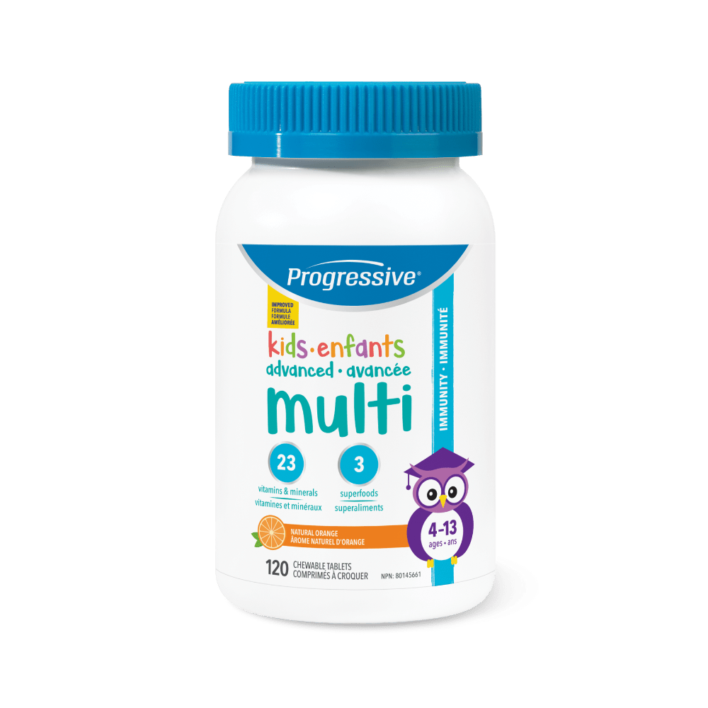 Progressive Multivitamins for Kids 120 Chewable Tablets - Nutrition Plus